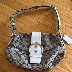 Coach signature collection shoulder bag